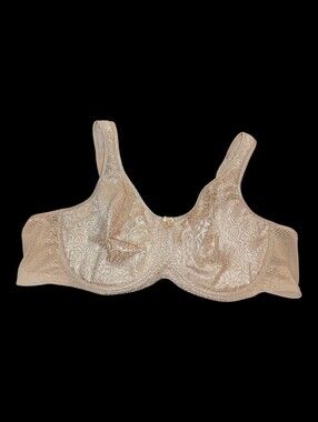 Breezies Pretty Rose Design Underwire Bra 48DD